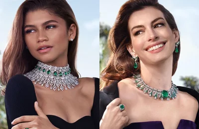 Anne Hathaway và Zendaya đẹp lộng lẫy trong chiến dịch quảng bá BVLGARI mới