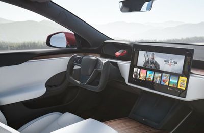 Tesla Model S phiên bản mới có thể sẽ có màn hình xoay cơ giới