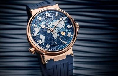 Đồng hồ chuyên dụng Breguet Marine Hora Mundi 5557: Sáng tạo kinh điển