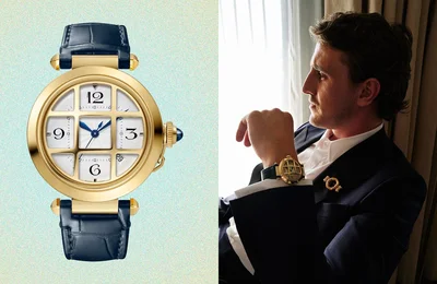 Đồng hồ Pasha de Cartier Grille - Mang một diện mạo cực kỳ ấn tượng