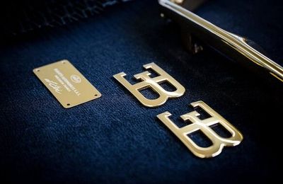 Bugatti dùng vàng 24K trang trí siêu xe