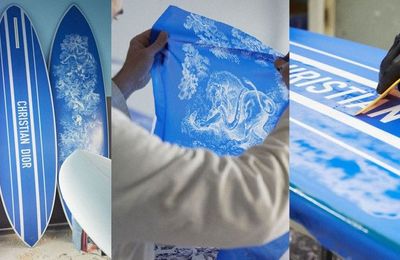 Dior Maison ra mắt ván lướt sóng theo mottif Toile de Jouy đầy tinh tế