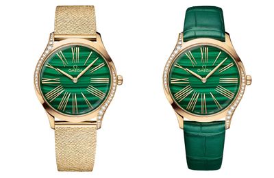 Bộ sưu tập Trésor Omega tỏa sáng với đá Malachite