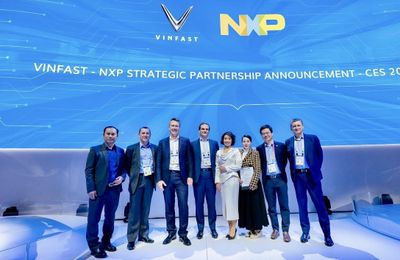 VinFast bắt tay NXP Semiconductors phát triển xe điện thông minh