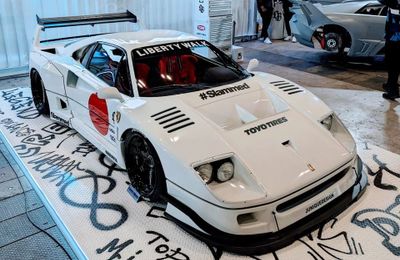 Bản độ thân rộng của siêu xe Ferrari F40