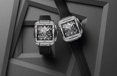 Nghệ thuật kết hợp đá quý giúp đồng hồ Hublot Square Bang Unico đắt đỏ