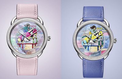 Đồng hồ Hermès Arceau Wow “chiếc khăn thời gian” tinh tế trên cổ tay