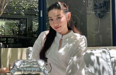 Hoa hậu Thùy Tiên khoe dáng với mẫu túi mới từ nhà Gucci