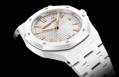 Ra mắt Audemars Piguet Royal Oak Selfwinding chất liệu ceramic trắng
