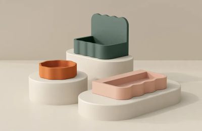 Bộ sưu tập phòng tắm Wave của Kast với màu sắc và đường cong độc đáo