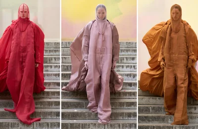 BST Rick Owens Xuân/Hè 2024 - Những gam màu nổi trong sắc thái u tối