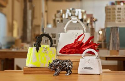 BST túi xách Louis Vuitton x Frank Gehry thiết kế kết hợp thủ công