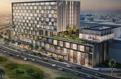 Tòa nhà khách sạn cao 12 tầng với không gian hiện đại đẳng cấp WW
