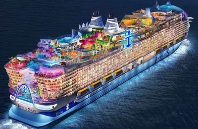 Hoàn thiện siêu du thuyền Icon of the Seas lớn nhất thế giới