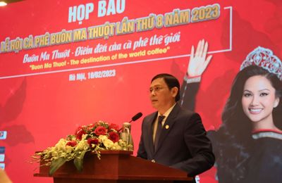 Họp báo Lễ hội Cà phê Buôn Ma Thuột lần thứ 8 năm 2023 tại Hà Nội