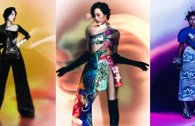 Châu Bùi cùng NTK Phan Đăng Hoàn tại sự kiện ra mắt BST “Mirage”