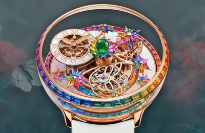 Đồng hồ Jacob & Co Fleurs de Jardin Rainbow: Khu vườn lộng lẫy đầy hương sắc