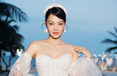 Bí quyết Minh Hằng khoe da đẹp trong ngày cưới