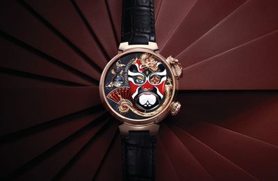 Ra mắt đồng hồ kinh kịch Louis Vuitton cảm hứng từ kinh kịch Trung Hoa