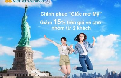 Ưu đãi đặc biệt từ Vietnam Airlines cho chặng bay Hà Nội/Hồ Chí Minh – San Francisco