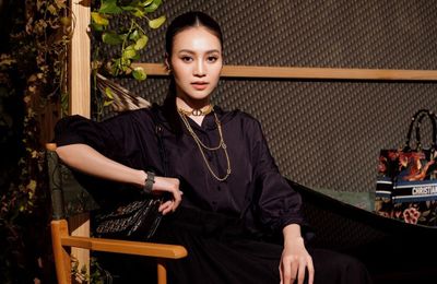 Lan Ngọc tại showroom Dior đã hóa quý cô Pháp với trang phục Dior