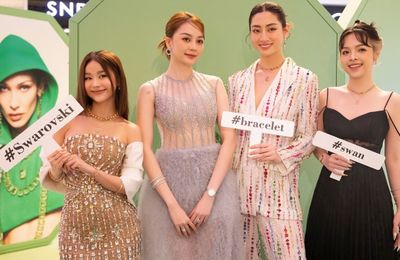 Dàn người đẹp phối đồ với nữ trang pha lê tại sự kiện Swarovski ở HCM