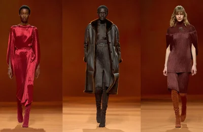 BST Hermès Thu Đông 2023 nguồn cảm hứng từ tóc