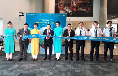 Vietnam Airlines khai trương đường bay thẳng Hà Nội - Melbourne