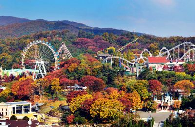Tour du lịch Hàn Quốc mùa Thu chiêm ngưỡng công viên Everland
