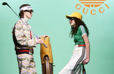 Adidas & Gucci kết hợp tung ra BST thời trang Golf sang trọng