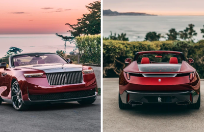 Siêu xe Rolls-Royce La Rose Noire Droptail cảm hứng từ Audemars Piguet