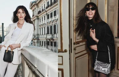 Đại sứ Anne Hathaway trong chiến dịch túi xách Fall 2023 của Bulgari