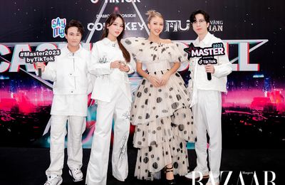 Lần đầu ngồi ghế nóng “Master 2023 by TikTok”, Quỳnh Anh Shyn đổi outfit liên tục