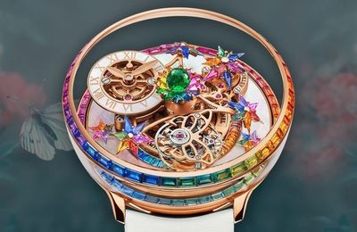 Đồng hồ Jacob & Co Fleurs de Jardin Rainbow: Khu vườn lộng lẫy đầy hương sắc