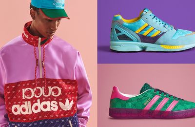 Mẫu giày thể thao hợp tác đẳng cấp - Gucci x Adidas Originals Gazelle