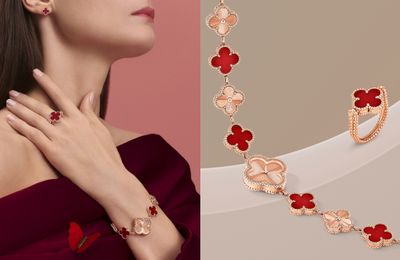 Van Cleef & Arpels bổ sung 4 thiết kế mới vào BST Alhambra biểu tượng