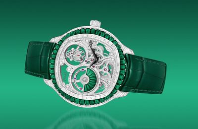 Ra mắt đồng hồ Piaget Polo Emperador đính 53 viên ngọc lục bảo