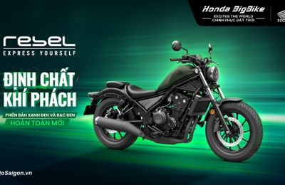 Honda Rebel 500 2024 phiên bản mới bất ngờ ra mắt kèm giá xe