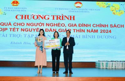 Tập đoàn Liên Thái Bình Dương đóng góp 3 tỷ đồng vào Quỹ Vì người nghèo của tỉnh Khánh Hòa