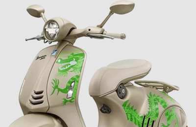 Vespa 946 bản đặc biệt về Việt Nam sau Tết: Giá quy đổi hơn 300 triệu đồng, bán giới hạn, họa tiết hợp dân chơi tuổi Thìn