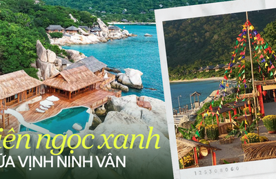 "Biệt thự cầu trượt" độc đáo giữa viên ngọc xanh Ninh Vân: Lưng tựa núi, mặt hướng biển, kết nối tối đa với thiên nhiên