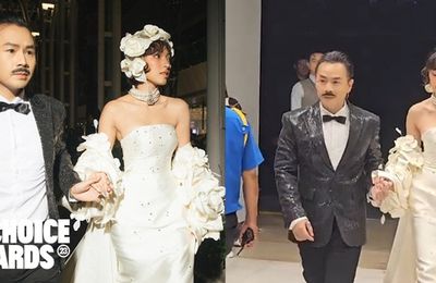 Binz lần đầu công khai nắm chặt tay Châu Bùi ở WeChoice Awards 2023, netizen rần rần: "Cưới thôi!"