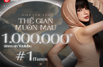 Thế gian muôn màu của Diệp Lâm Anh cán mốc 1 triệu lượt xem trên youtube