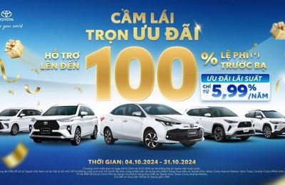 Ngập tràn khuyến mại cùng chương trình 'Cầm lái trọn ưu đãi' của Toyota Việt Nam