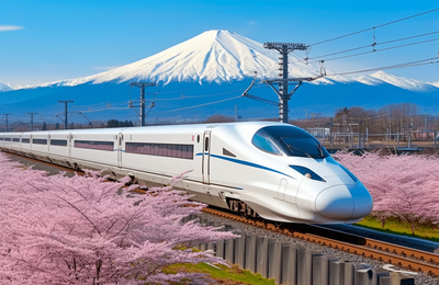 Vi vu khắp Nhật Bản với tàu cao tốc Shinkansen