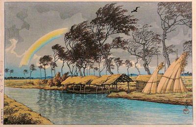 Thiên nhiên trong tranh khắc gỗ của Hasui Kawase chữa lành các vết thương
