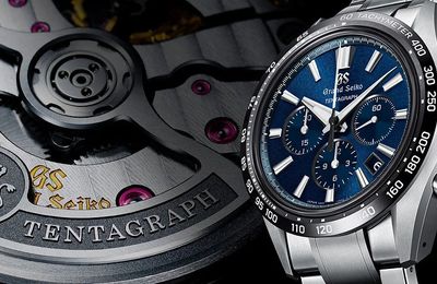 Grand Seiko Tentagraph bấm giờ tự động - tạo tác Hi-beat tiên phong trên đỉnh thời gian