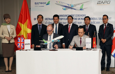 Bamboo Airways công bố đường bay thẳng Việt – Anh mở ra nhiều cơ hội mới