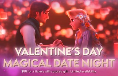 Trải nghiệm Valentine lãng mạn trong thế giới Disney đa giác quan chưa từng có