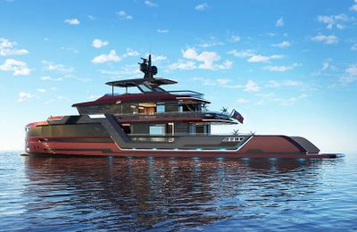 Concept du thuyền thám hiểm 45m Caspian Star - Vượt qua mọi đại dương